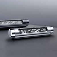 Baseus Car Temporary Parking Card Luminous Phone Number Plate Rotary Telephone Number Car Park Stop Automobile Accessories
