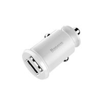 Baseus CCALL-ML01 Millet Grain Dual U3.1A Smart Car Charger Compact Dual USB Indicator Car Phone Charger
