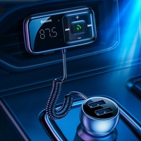 Baseus CCTM-E01 T Typed S-16 Wireless MP3 Car Charger FM Transmitter