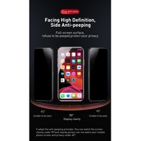 Baseus Curved Privacy Tempered Film 2Pcs 0.23mm Anti-peep Full-Screen Protector Glass Film For iPhone6 6SPlus X XS XR 8 8Plus Thin