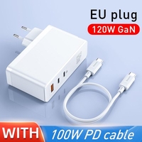 Baseus GaN Charger 120W PD Fast Charging USB C Charger QC4.0 QC3.0 Quick Charge USB Charger ForMacbook ForiP For Laptop Tablet