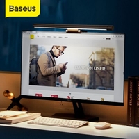 Baseus Led Desk Lamp Adjustable Reading Screen Hanging Light Computer Eye Protection Lamp USB Rechargeable for Office from Xiaomi Youpin