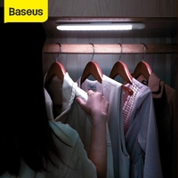 Baseus LED Wardrode Light PIR Motion Sensor Light USB Rechargeable Night Light Magnet Wall Light Warm White Light Xiaomi Ecosystem Product
