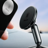 Baseus Magnetic Car Holder 360 Degree Three-dimensional Rotation Mobile Phone Holder Easy to Stick and Easy to Take