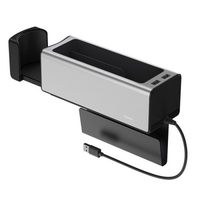 Baseus Metal Armrest Box Vehicle-mounted Multifunctional Water Cup Holder Car Seat Storage Box