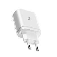 Baseus Mirror Lake Travel Fast Charge Charger Head 3 USB Interface Smart Digital Display 3.4A Charging Head