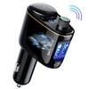 Baseus S-06 Locomotive Car Bluetooth MP3 Charger Digital Double USB Multi-Function Mobile Phone Charge 3.4A