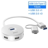 Baseus USB HUB USB 3.0 USB C HUB for MacBook Pro Surface USB Type C HUB USB 2.0 Adapter with Micro USB for Computer USB Splitter