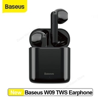 Baseus W09 TWS Wireless Bluetooth Earphone Stereo Bluetooth 5.0 Headphone Sport True Wireless Earbuds Headset Xiaomi Eco-chain Brand