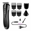 Beard Mustache Trimmer Men Wireless Nose Hair Clippers Shaver Grooming Set
