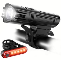 Bicycle Headlight Taillight USB Charging Mountain Bike Riding Light