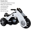 Big 88cm Boys Girls Electric Motorcycle for 3-6Y Kids Cars Toys with LED Light Glow In The Dark Battery Car Toys for Children