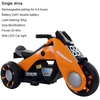 Big 88cm Boys Girls Electric Motorcycle for 3-6Y Kids Cars Toys with LED Light Glow In The Dark Battery Car Toys for Children