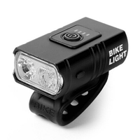 Bike Lights USB Charging with Electric Display Red Warning Lighting Riding Lighting Bicycle Front Light