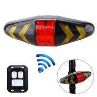 Bike Safety Warning Turn Signals Tail Light Bicycle Taillight with Wireless Remote Controller Cycling Lamp