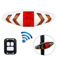 Bike Safety Warning Turn Signals Tail Light Bicycle Taillight with Wireless Remote Controller Cycling Lamp