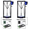 BIQU kossel Pro DIY Mute FDM 3D Printer High Precision 250x250x380mm Three-axis TFT35 3.5 inch Touch Screen