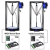 BIQU kossel Pro DIY Mute FDM 3D Printer High Precision 250x250x380mm Three-axis TFT35 3.5 inch Touch Screen