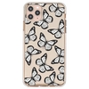 Black and White Contrast Color Butterfly Pattern TPU Material Phone Case Cover Shell for iPhone