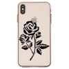 Black Rose Pattern Mobile Phone Case Cover Shell TPU Material for iPhone