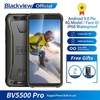 Blackview BV5500 Pro IP68 Waterproof 4G Mobile Phone 3GB+16GB 5.5 inch Screen 4400mAh Android 9.0 Pie Dual SIM Rugged Smartphone