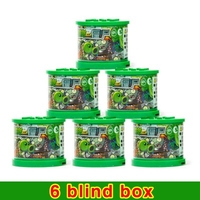 Blind box lotter Plants vs Zombies Figures Building Blocks PVZ Action Figures Dolls Game Brick Toys For Children Collection Toys