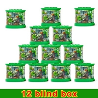 Blind box lotter Plants vs Zombies Figures Building Blocks PVZ Action Figures Dolls Game Brick Toys For Children Collection Toys