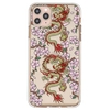 Blooming Plum and Two Dragons Pattern Phone Case Cover Shell TPU Material for iPhone