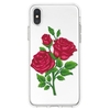 Blooming Rose Pattern Mobile Phone Case Cover Shell TPU Material for iPhone