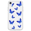 Blue Butterfly Pattern TPU Material Phone Case Cover Shell for iPhone