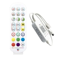 Bluetooth App and Music Synchronization Timing Function Three Key Shortcut Key with IR 24 Key Controller RGB Intelligent Controller DC5-24v