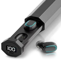 Bluetooth Earphones True Wireless HiFi Pull Type 5.0 Touch In-ear Intelligent Digital Headset Wireless Waterproof Game Headphone