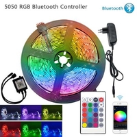 Bluetooth Remote Control LED Strip 12V Ribbon LED Light Strip RGB Tape SMD 5050 Flexible 5M 10M Diode Tape Backlight for Home Room kit