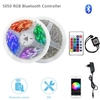Bluetooth Remote Control LED Strip 12V Ribbon LED Light Strip RGB Tape SMD 5050 Flexible 5M 10M Diode Tape Backlight for Home Room kit