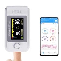 Bluetooth TFT Screen Finger Clip Oximeter Pulse Saturation Monitor Heart Rate Detection Device