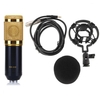 BM-800 Professional Studio Condenser Sound Recording Microphone + Plastic Shock Mount Kit for Recording