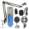 BM800 Professional Condenser Microphone Microphone Audio with Shock Mount Microphone Bracket Sound Computer Recording Set