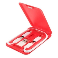 Business Card Holder Data Cable Multifunctional Mobile Phone Charging Line
