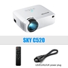 BYINTEK C520 Mini HD Projector Optional Android 10 TV Box 150inch Home Theater Portable LED Proyector for Phone 1080P 3D 4K