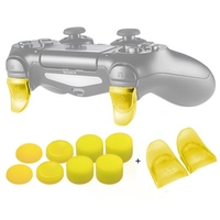 DATA FROG 1 Pair L2 R2 Buttons Trigger Extenders Gamepad Pad for PlayStation 4 PS4/PS4 Slim/Pro Game Controller Accessories