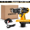 DEKO New Series 12V 16V 20V Cordless Drill Screwdriver Mini Wireless Power Driver 18+1 Torque Settings Lithium-Ion Battery