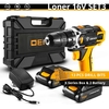 DEKO New Series 12V 16V 20V Cordless Drill Screwdriver Mini Wireless Power Driver 18+1 Torque Settings Lithium-Ion Battery