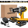 DEKO New Series 12V 16V 20V Cordless Drill Screwdriver Mini Wireless Power Driver 18+1 Torque Settings Lithium-Ion Battery
