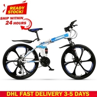 DHL Fast Delivery Folding Bicycle 27 30 Variable Speed Mountain Bike Tire Road Bike Frame size 26 inch Product Unisex Resistance
