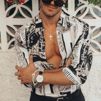 Digital Printing Shirt Casual Business Men