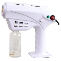 Disinfection Blue Light Nano Steam Gun Hair Spray Machine Ultra Fine Aerosol Water Mist Trigger Sprayer Machine Facial Hair Care Tool 260ml