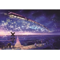 DIY Cardboard Jigsaw Puzzles Painting Scenery Assembled Educational Home Decoration 50 * 70cm Wall Charts