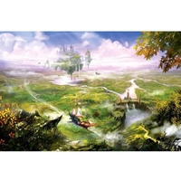DIY Cardboard Jigsaw Puzzles Painting Scenery Assembled Educational Home Decoration 50 * 70cm Wall Charts
