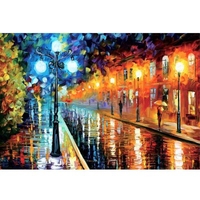 DIY Cardboard Jigsaw Puzzles Painting Scenery Assembled Educational Home Decoration 50 * 70cm Wall Charts
