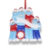 DIY Family Handwriting Face Mask Snowman Christmas Tree Hanging Pendant Decoration Ornaments